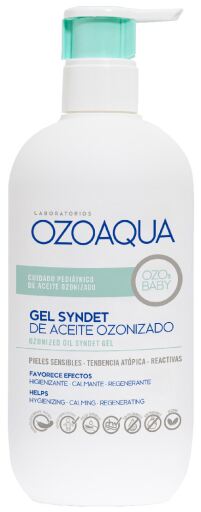 Gel Syndet à l&#39;huile ozonisée Ozobaby 500 ml