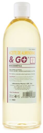 Huile d&#39;amande douce &amp; Go 750 ml
