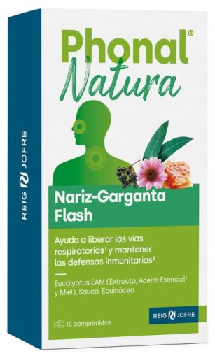 Natura Nez-Gorge Flash 15 Comprimés