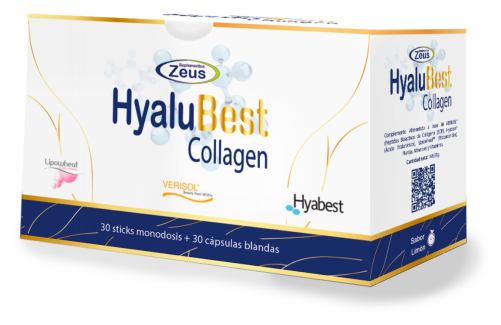 Suplementos Zeus Hyalubest Collag&egrave;ne 30 Sticks + 30 Capsules