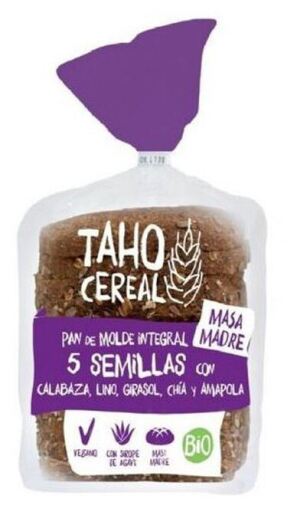 Taho Cereal Pain Moul&eacute; aux 5 Graines au Levain 400 gr