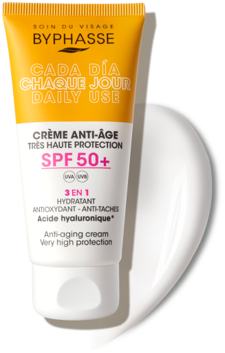 Byphasse Cr&egrave;me Anti-&acirc;ge Visage SPF50+ 50 ml