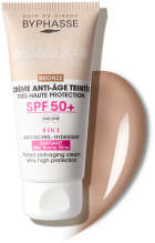 Cr&egrave;me Anti-&Acirc;ge Pour Le Visage Avec Couleur SPF50+ 50 ml