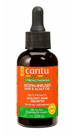 Cantu Huile pour cheveux et cuir chevelu infus&eacute;e &agrave; la biotine 59 ml