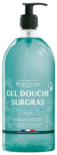 BeauTerra Surgras Parfum Gel Douche Aloe Vera 1000 ml