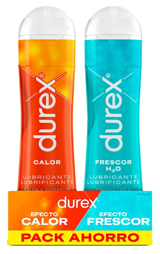 Durex Play Lubrifiant Effet Chaleur 50 ml et Lubrifiant Effet Cool 50 ml