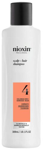 Nioxin System 4 Advanced Shampoing cheveux teints fragilisants 300 ml
