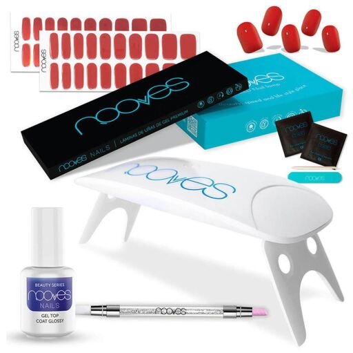Nooves &Eacute;tui de feuilles d'ongles en gel Premium 8 unit&eacute;s
