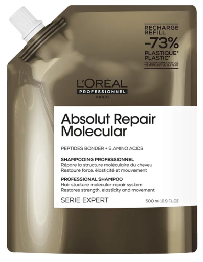 L'Or&eacute;al Professionnel Recharge de shampoing mol&eacute;culaire sans sulfate Absolut Repair 500 ml