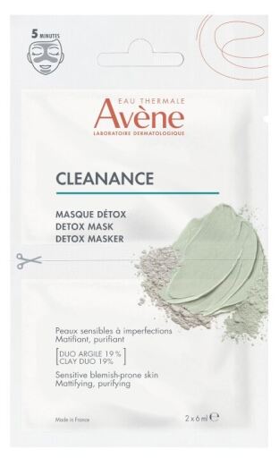 Masque d&eacute;tox Cleanance 2 x 6 ml