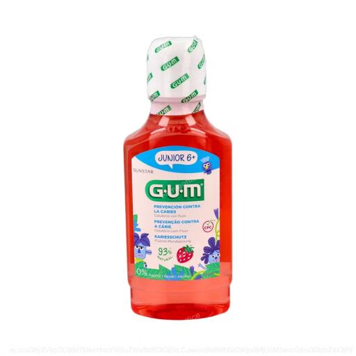 Bain de bouche Junior +6 ans Fraise 300 ml
