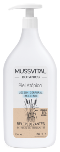 Mussvital Botanics Lait Corporel Peau Atopique 750 ml