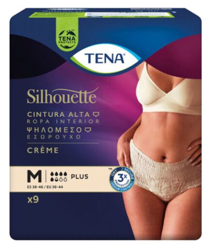 Silhouette Crème Taille Haute Medium 9 Unités