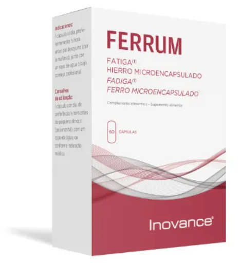 Ferrum Fer microencapsulé 60 capsules
