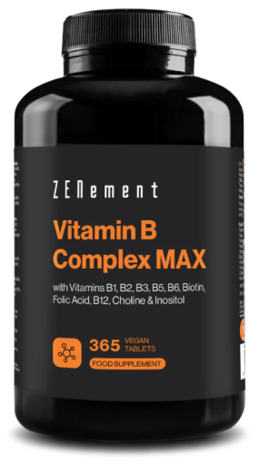 Zenement Complexe de Vitamine B MAX 365 Comprim&eacute;s