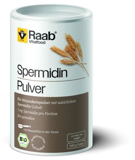 Raab Vitalfood Spermidine Germe de bl&eacute; 200 gr Bio Vegan