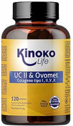 Collagène Uc-Ii et collagène Ovomet 120 capsules