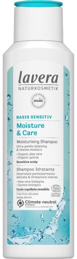 Lavera Basis Sensitiv Shampooing Hydratant-Soignant 250 ml