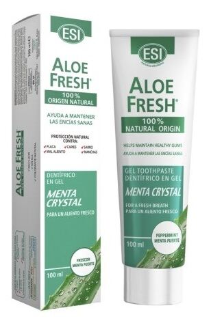 Gel dentifrice cristal à l&#39;aloe vera et à la menthe fraîche 100 ml