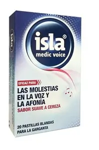 Isla Medic Acute Isla Medic Voice 20 pastilles molles &agrave; la cerise