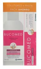 Bain de bouche Bucomed pour la gingivite, pack de 2 pièces