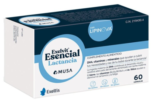Exeltis Exelvit Essential Allaitement 60 g&eacute;lules
