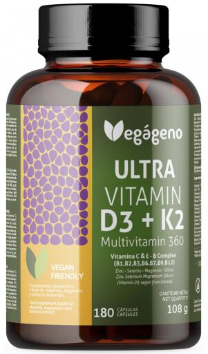 Multivitamines D3-K2 360 - 180 capsules