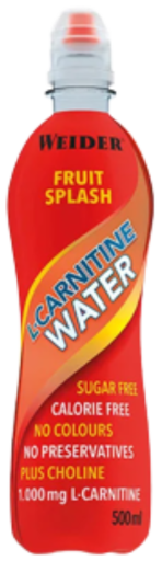 Weider Eau L-Carnitine Fruit Splash 500 ml x 6 unit&eacute;s