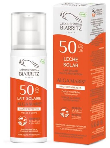 Laboratoires de Biarritz Lait solaire Alga Maris SPF 50 100 ml