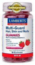 Multi Guard Cheveux Peau Ongles 60 Gummies Fraise