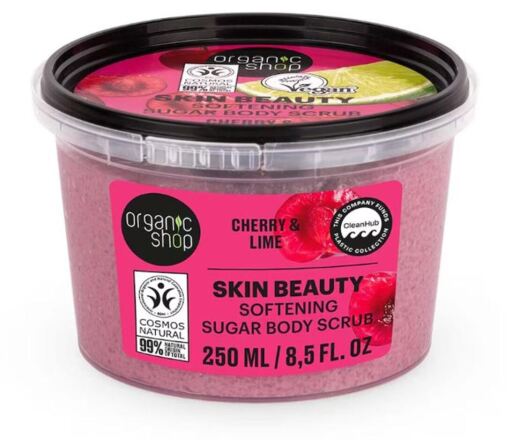 Gommage corporel au sucre cerise et citron vert 250 ml