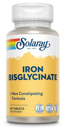 Bisglycinate de fer 60 comprim&eacute;s