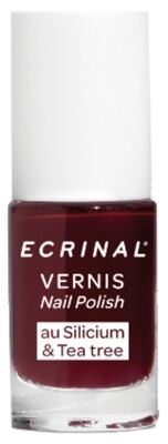 Ecrinal D Ame Nature Polish Soin au Silicium Arbre &agrave; Th&eacute; Rouge Cerise 5 ml