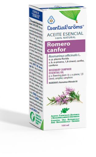 Esential'ar&ocirc;ms Huile essentielle de romarin et de camphre 100 ml