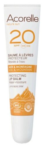 Baume &agrave; l&egrave;vres solaire SPF 20 10 ml