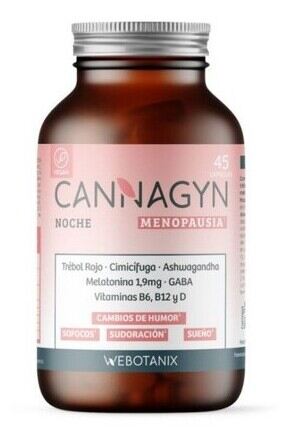 WeBotanix Cannagyn M&eacute;nopause Nuit 45 G&eacute;lules