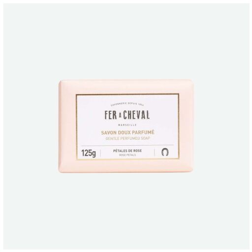 Fer A Cheval Savon solide parfum&eacute; aux p&eacute;tales de rose 125 gr
