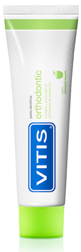 Vitis Dentifrice orthodontique pomme/menthe 100 ml