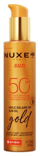 Nuxe Huile solaire visage et corps Sun Gold SPF 50 150 ml