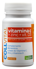 Vitamine C + Zinc + D3 60 g&eacute;lules