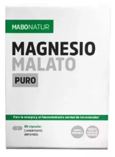 Mabonatur Malate de magn&eacute;sium pur 80 g&eacute;lules