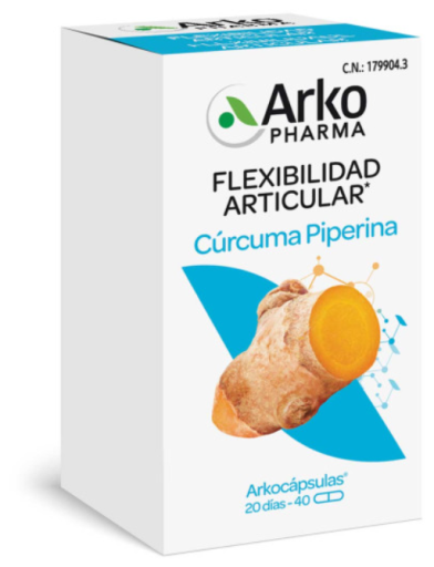 Arkopharma Arkoc&aacute;psulas Curcuma Flexibilit&eacute; Articulaire 40 Capsules