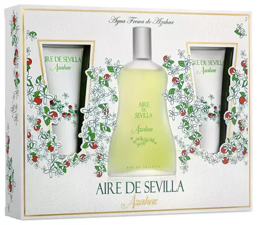 Aire De Sevilla Eau de fleur d'oranger fra&icirc;che, coffret de 3 pi&egrave;ces