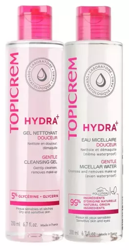 Topicrem Coffret de 2 routines visage Hydra+