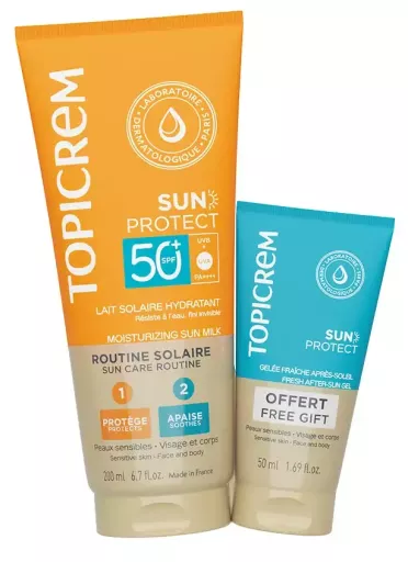 Topicrem Coffret Sun Protect Spf50+ 2 pi&egrave;ces