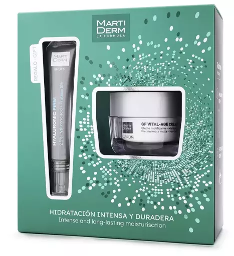 Coffret 2 pi&egrave;ces Platinum Gf Vital Age Hydratation Intense et Longue Dur&eacute;e