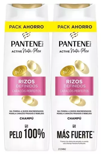 Pantene Shampoing Boucles D&eacute;finies 2 x 325 ml