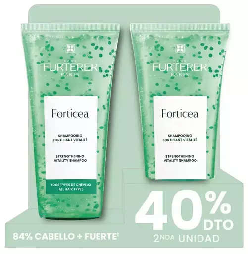 Shampooing &eacute;nergisant Forticea 2 x 200 ml