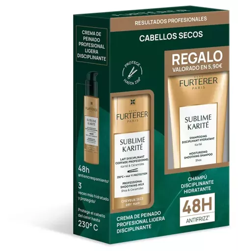 Coffret de 2 cr&egrave;mes coiffantes au beurre de karit&eacute; Sublime