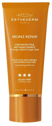Institut Esthederm Bronz Repair Cr&egrave;me Visage Anti-Rides Soleil Fort 50 ml